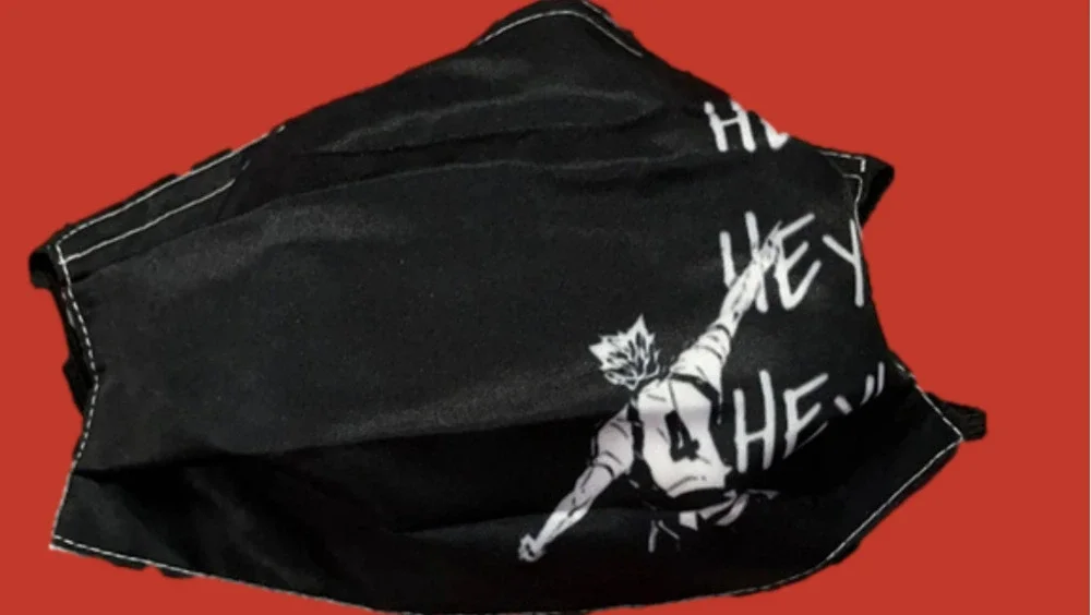 6/$20 New Anime Bokuto face mask